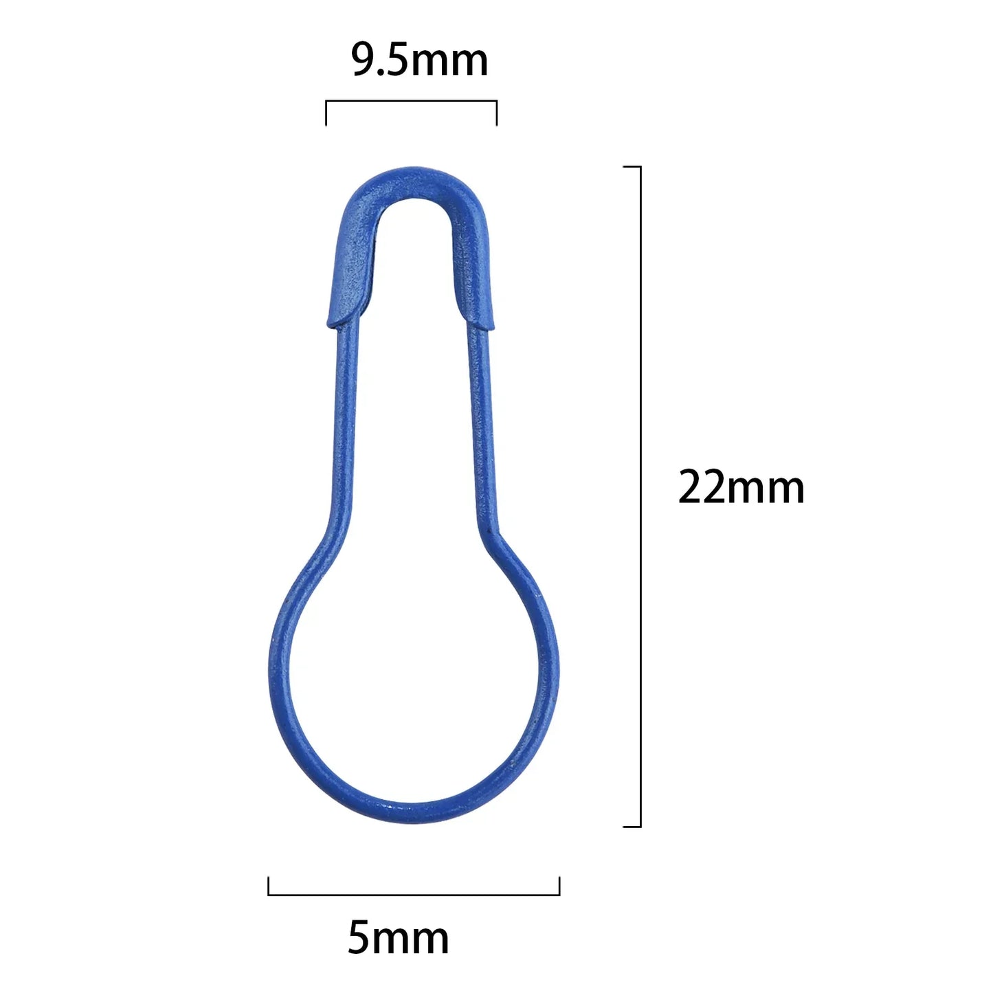 100Pcs/Bag Colorful Safety Pins Metal Clips Marker Buckle Gourd Pins DIY Craft Knitting Cross Stitch Holder Sewing Accessories