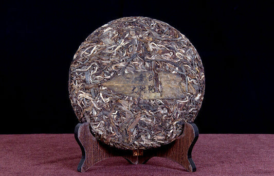 Yunnan Menghai Zhang Lang old tree Qizi Pu erh Tea UnCooked raw Cake,er puer