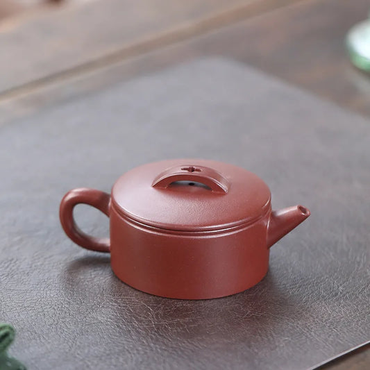 110ml Chinese Yixing Purple Clay Teapots Household Small Capacity Kettle Famous Artists Handmade Tea Pot Raw Ore Zisha Tea Set