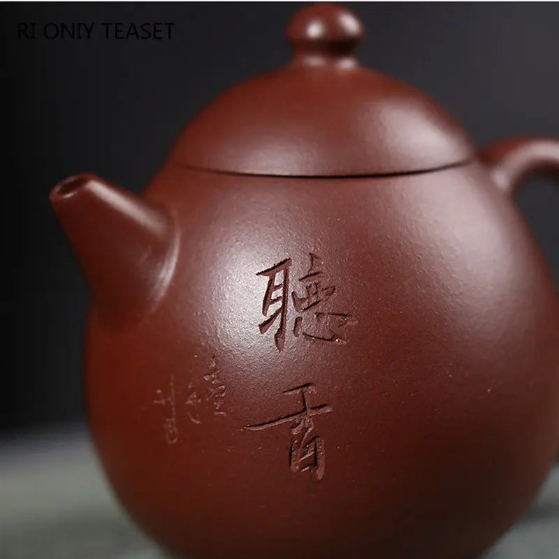 120ml Authentic Yixing Purple Clay Teapots Famous Artists Handmade Small Capacity Tea Pot Kettle Chinese Zisha Tea Set Teaware
