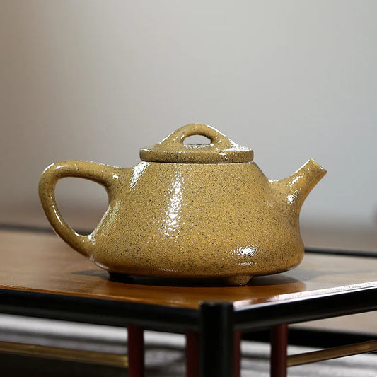 120ml Classic Yixing Purple Clay Teapot Raw Ore Section Mud Filter Tea Pot Handmade Zisha Dragon Egg Kettle Customized Tea Set
