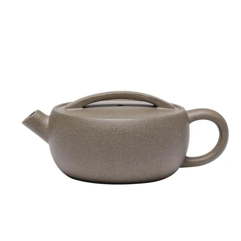 120ml High-end Yixing Purple Clay Teapot Famous Handmade Large Diameter Tea Pot Kettle Chinese Zisha Tea Set Collection Gifts