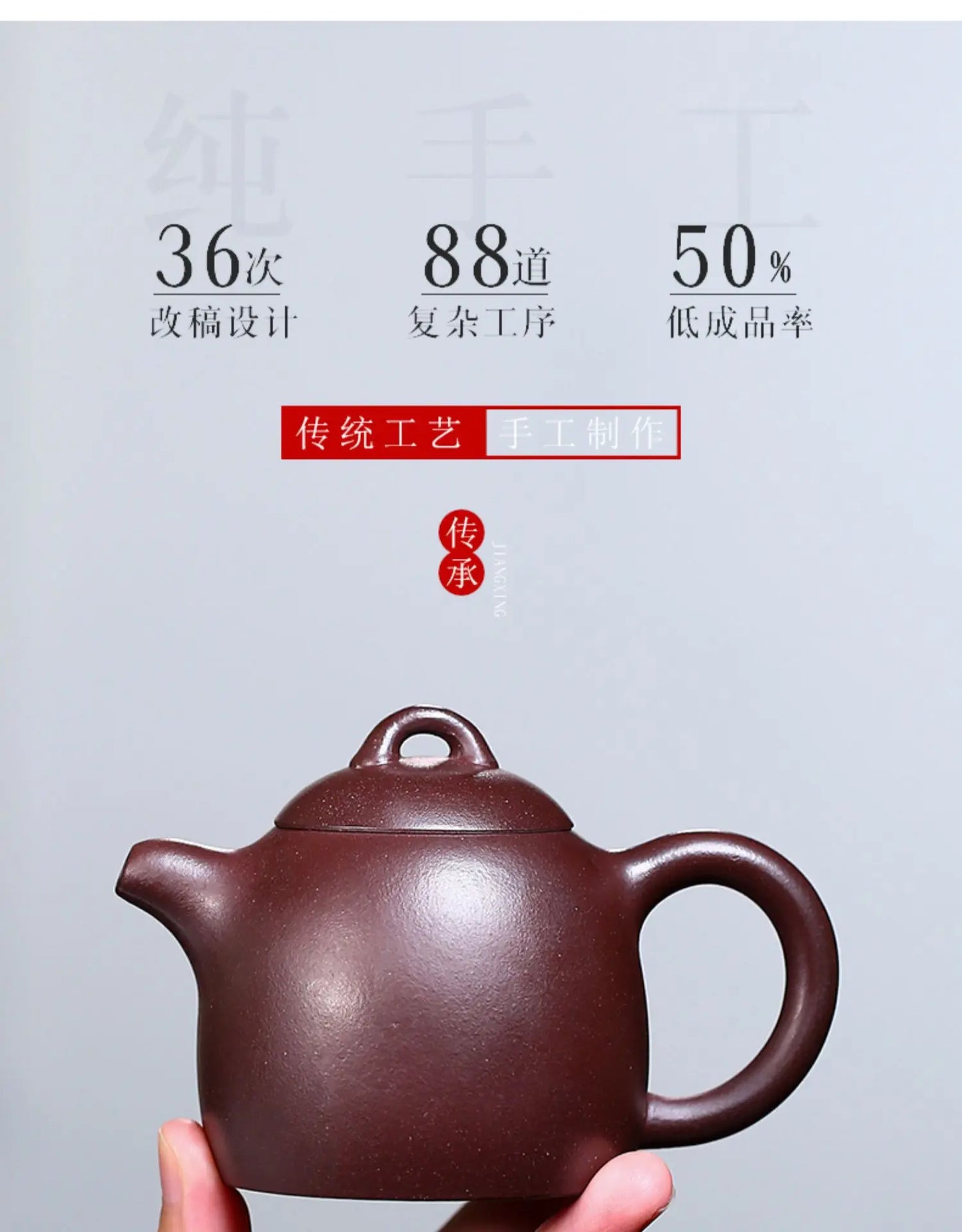 120ml Yixing Purple Clay Pot Handmade Famous Tea Set Raw Ore Purple Sand Qin Quan Pot Home Collection Old and Rotten Purple Clay