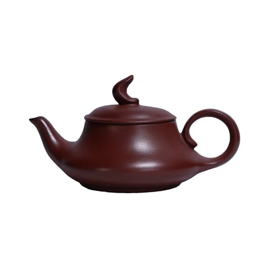 120ml Yixing Raw Ore Purple Sand Teapot Handmade Purple Mud Ball Hole Filter Kettle Zisha Beauty Stone Scoop Pot Home Tea Sets