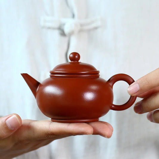 130ml Yixing Purple Clay Teapots Famous Handmade Dahongpao Tea Pot Beauty Kettle Chinese Zisha Teaware Tea Set Gifts Customized