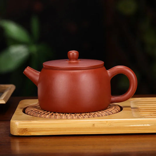 140ml Classic Yixing Purple Clay Teapots Raw Ore Dahongpao Filter Tea Pot Home Zisha Beauty Kettle Chinese Teaware Supplies