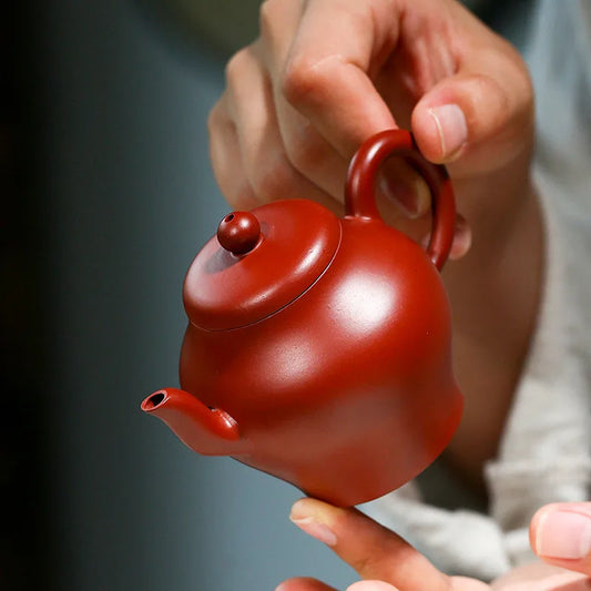 150CC master pot Chinese character carved small handmade teapot real yixing zisha purple grit sold at a loss China
