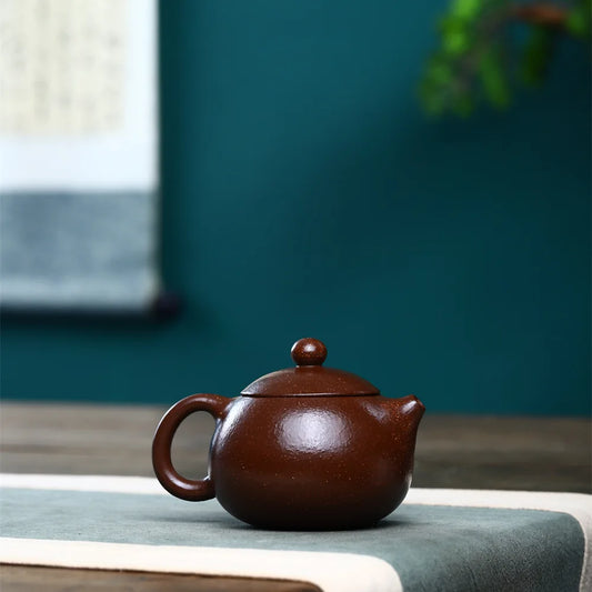 150cc Yixing Purple Clay Teapot Famous Handmade Xishi Tea Pot Chinese Authentic Zisha Tea Set Kettle Customized Gifts