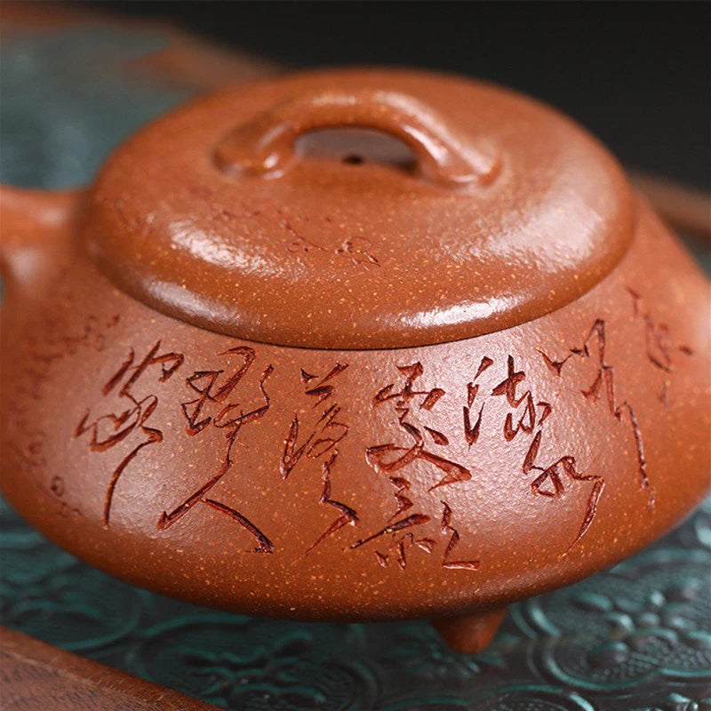 150ml Yixing Raw Ore Purple Clay Teapots Famous Artists Handmade Tea Pot Beauty Kettle Chinese High-end Zisha Tea Set Collection