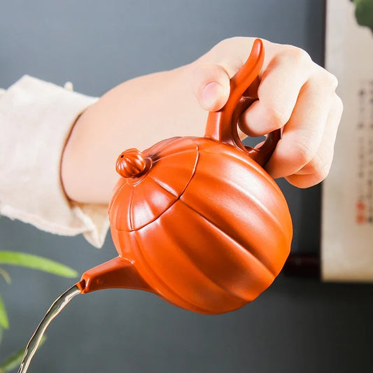 150mlml Chinese Yixing Purple Clay Tea Pot Raw Ore Zhu Mud Beauty Tea Infuser Handmade Filter Teapot Tradition Zisha Tea Set