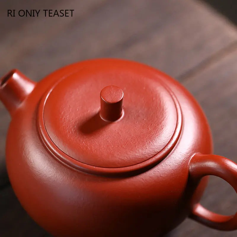 160ml Authentic Yixing Purple Clay Teapots Famous Artists Handmade Tea Pot Raw Ore Dahongpao Mud Kettle Chinese Zisha Tea Set