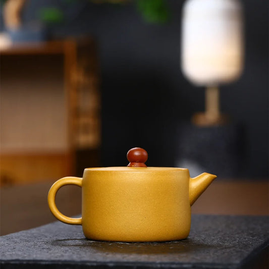 160ml Boutique Yixing Purple Clay Teapot Section Mud Square Filter Tea Pot High Grade Zisha Tea Infuser Handmade Beauty Kettle
