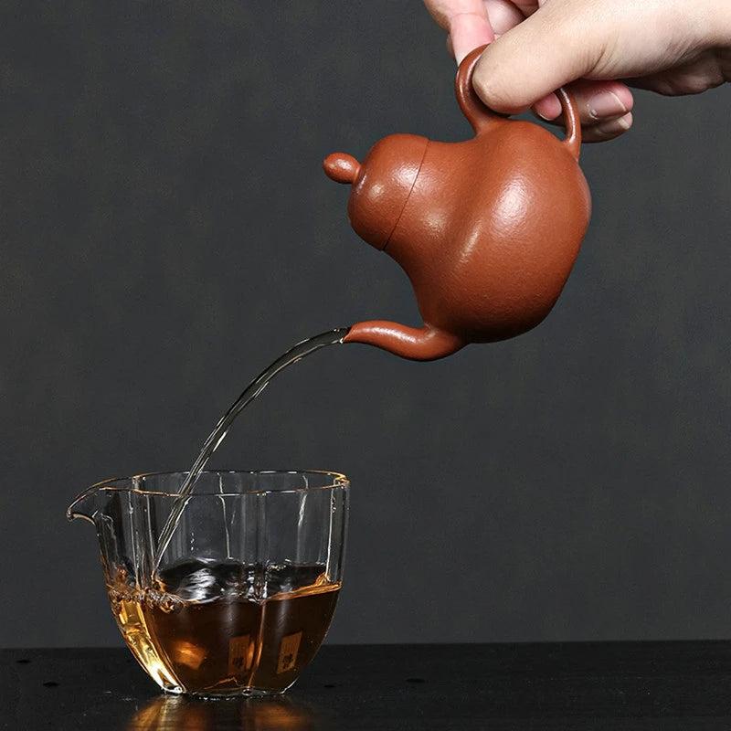 160ml Tradition Yixing Purple Clay Teapot Raw Ore Zhu Mud Filter Teapot Custom Chinese Zisha Tea Infuser Handmade Beauty Teaware