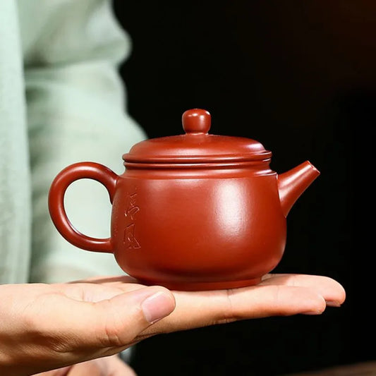160ml Traditional Yixing Handmade Purple Clay Teapots Raw Ore Dahongpao Mud Tea Pot Kettle Chinese Zisha Teaware Tea Set