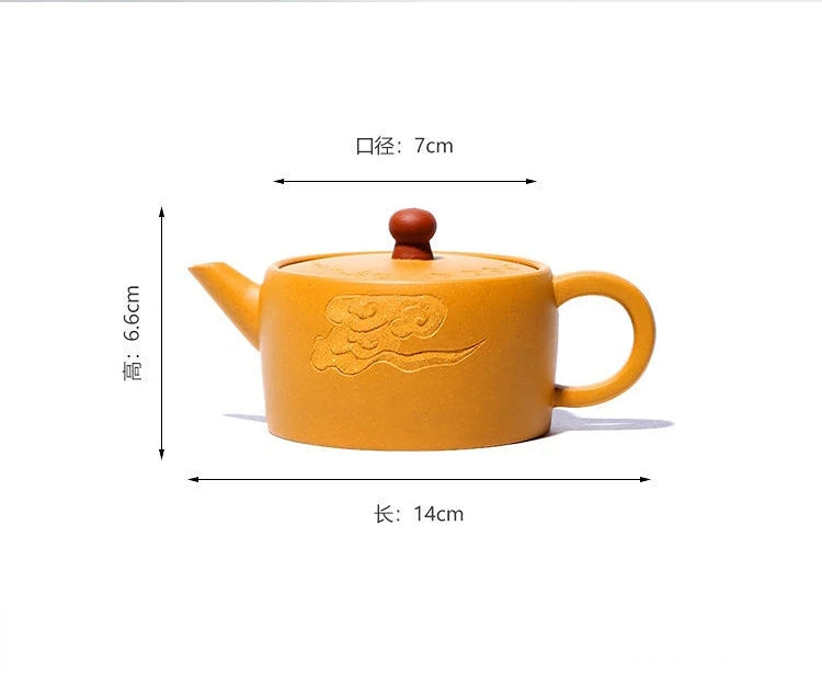 170ml Chinese Handmade Yixing Purple Clay Teapot Small Capacity Tea Pot Kettle Puer Tea Set Kung Fu Zisha Teaware