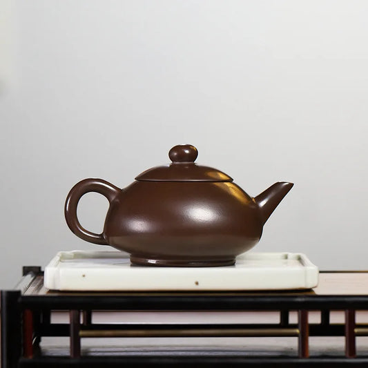 170ml Chinese Yixing Purple Clay Teapots Raw Ore Dahongpao Home Tea Pot Tea Ceremony Accessories Household Zisha Teaware