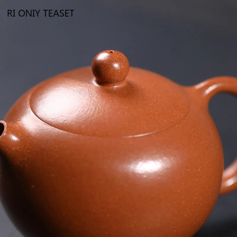 170ml Chinese Yixing Traditional Purple Clay Teapots Beauty Kettle Famous Handmade Xishi Tea Pot Teaware Raw Ore Zisha Tea Set