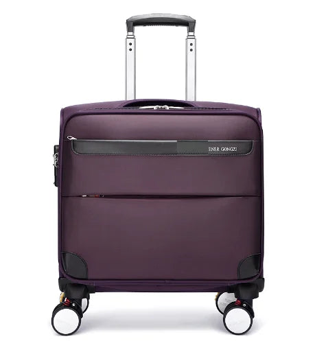 18 Inch Women Under Seat Spinner Suitcase Travel Rolling luggage bag Carry-On Luggage Suitcase Bag Women 18" Travel Trolley Bag