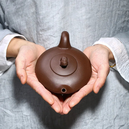 180cc Yixing Teapot Elephant Tea Pot Filter Zisha Pot Craftsman Handmade Kung Fu Tet Set Teaware Pure Drinkware Customized Gifts