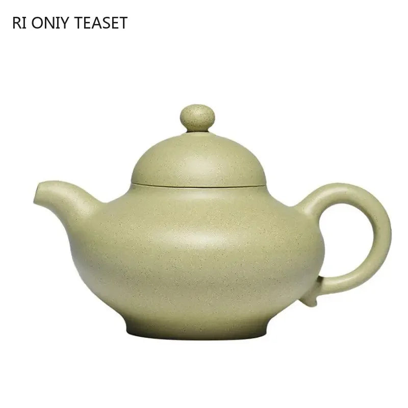 180ml Chinese Yixing High-end Purple Clay Teapots Famous Handmade Tea Pot Raw Ore Green Mud Kettle Zisha Tea Set Collection Gift