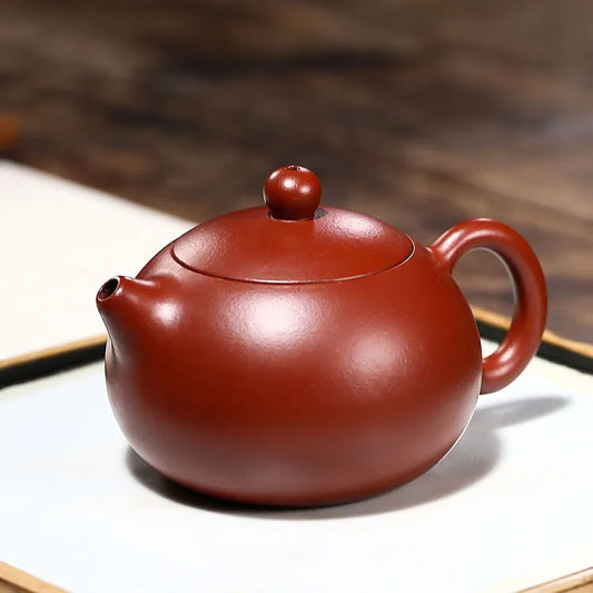 180ml Chinese Yixing Raw Ore Purple Clay Teapots Famous Handmade Xishi Tea Pot Dahongpao Beauty Kettle Zisha Tea Set Teaware