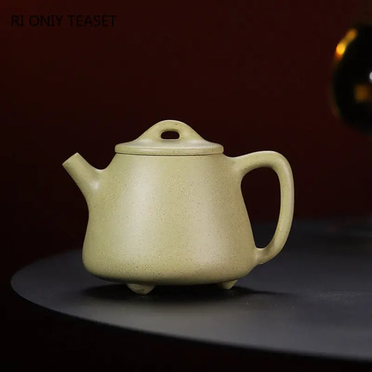 180ml Yixing High-end Purple Clay Teapots Handmade High Stone Scoop Tea Pot Raw Ore Beauty Kettle Zisha Tea Set Collection Gifts