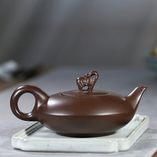 200ML Yixing Machine Teapot Ball Hole Filter Kettle Antique Teaware Drinkware Green Tea Pot Puer Teaware Ceremony Decoration