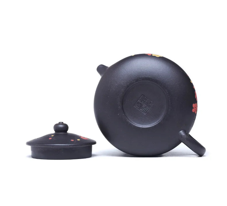200ML Yixing Raw Ore Purple Clay Teapot Handmade Xishi Tea Pot Home Zisha Teaware Classic Beauty Filter Tea Kettle
