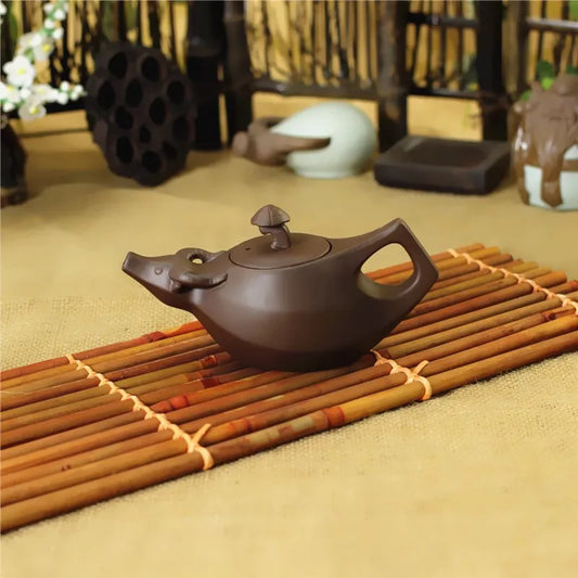 200ml Chinese Yixing Purple Clay Teapot Handmade Ball Hole Filter Beauty Kettle Home Tea Infuser Customized Zisha Teaware