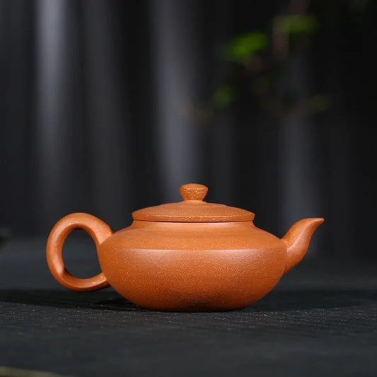 200ml Teaware Pot With A Purple Sand Pot Yixing Original Mine Authentic Famous Full Hand Teapot Slope Teapot Slush Han Bian Pot