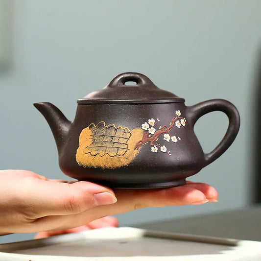200ml Yixing Handmade Purple Clay Pot Steeping Teapot Kung Fu Tea Set Original Mineral Tea Set Chinese Teapot