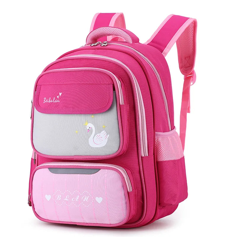 2020 new waterproof swan Children School Bags For Girls schoolbag Boys primary School Backpacks Kids Orthopedic Backpack mochila