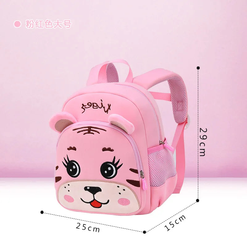 2022 3D Tiger Kindergarten Kids School Bags for Girls Children Toddler Backpack Cartoon Bag Boys Mochila Infantil High Quality