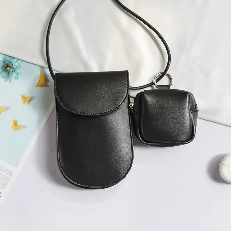 2022 Japanese Style Fashion Mobile Phone Bag with Coin Purse Women's Japanese Style Mini Crossbody Designer Small Shoulder Bag