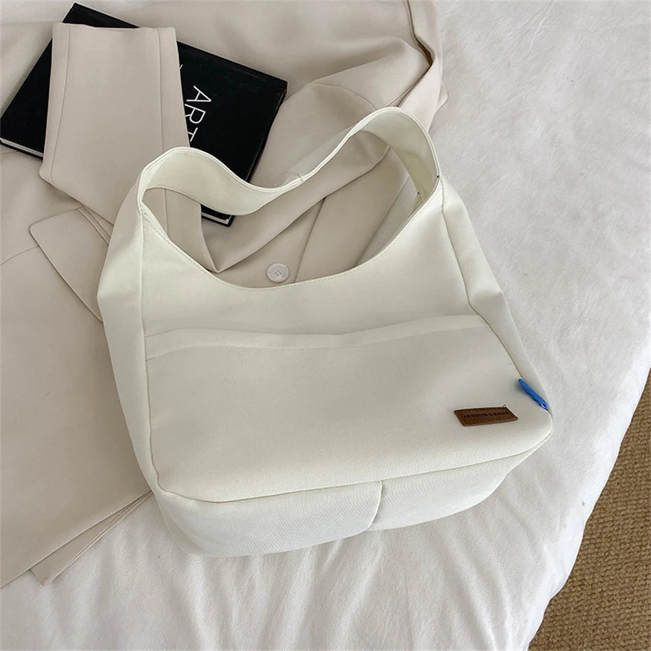 2022 Large Capacity Casual Tote Women's Korean Style Trendy Fashion Shoulder Ladies Bag High Quality Female Handbags and Purses