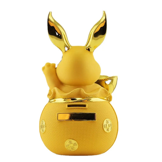 2022 Rabbit piggy bank living room office statue children's birthday presents cute creative crafts Feng Shui home decoration