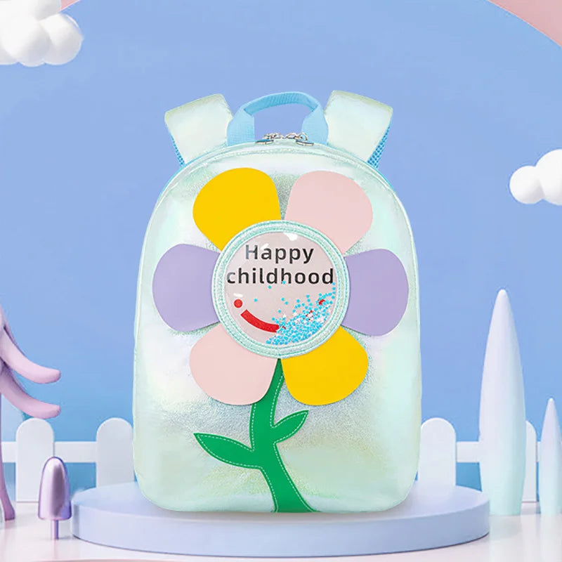 2023 Fashion Flower School Bags Girls Backpack Light Weight Kindergarten Child Kawaii Book Bag Kids Mochila Escolar Para Meninas