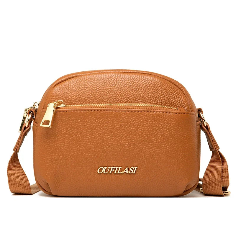 2023 Luxury Designer Cowhide Women Retro Shoulder Handbags Genuine Leather Bag Tote Bags Female Small Crossbody Bag Girl Purses