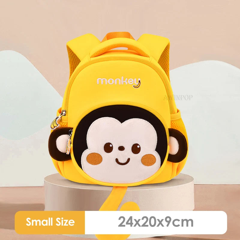2023 New Monkey School Backpacks for Boys Toddler Kids School Bags Elementary School Students Book Bag Girl Bag Mochila Infantil