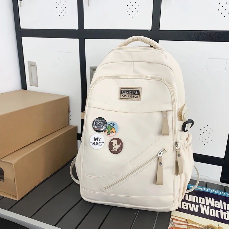 2023 New Woman Man School Backpack Cute Schoolbag For Teenage Girls Boys Large Capacity Student Book Rucksack Mochila