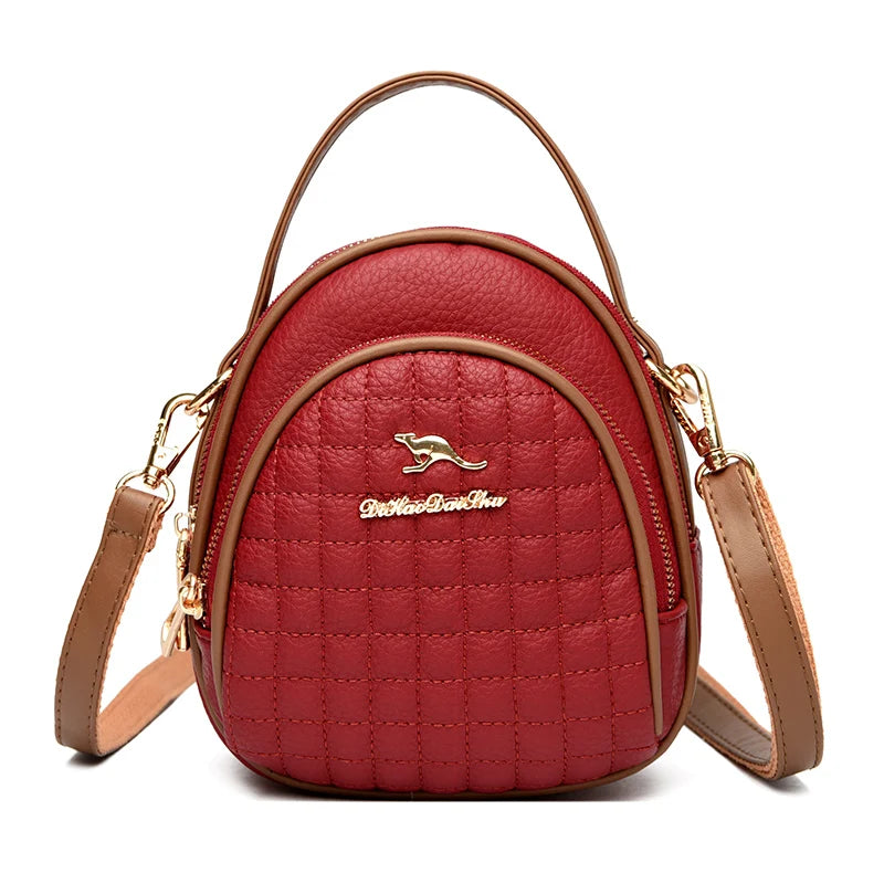 2023 Small Fashion Ladies Phone Bag Luxury Handbag Women Shoulder Crossbody Bag Designer High Quality Soft Leather Messenger Sac