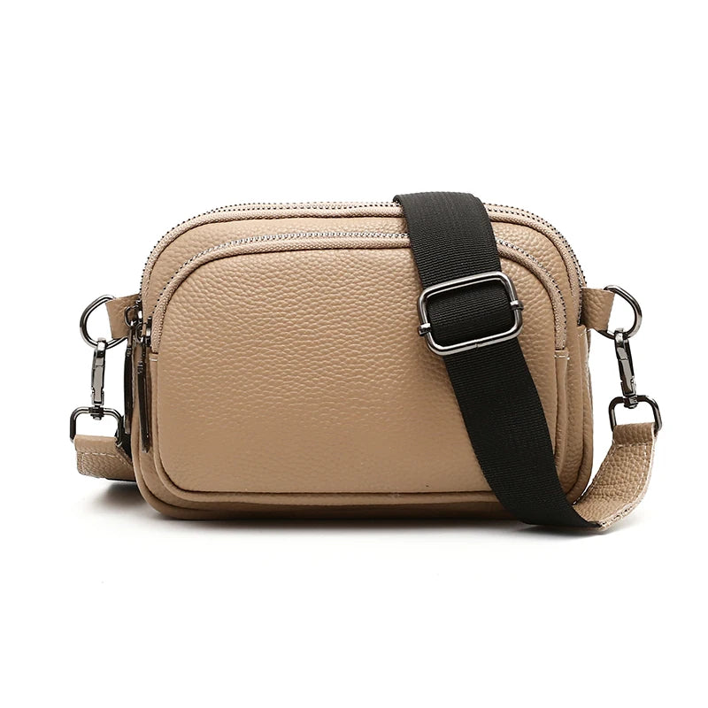 2023 Trend High Quality Genuine Leather Female Shoulder Crossbody Bag Luxury Brand Fashion Women Bags Casual Purses and Handbags