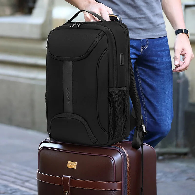2023 Waterproof 17 Inch Laptop Backpack Men USB Charging Travel Backpacks Women Oxford Rucksack Male Students School Bag Mochila