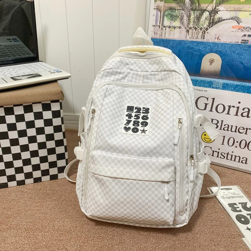 2023 Woman Backpack Schoolbag for Teenage Girls Boys Female Large Capacity Rucksack High Quality School Bag Mochila Student Sac