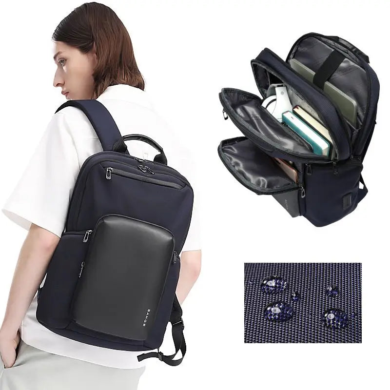 2024 BANGE Anti Theft Laptop Backpack Large Capacity 15.6 inch Bags Waterproof Men's Backpack Travel Male Bag For Teenager