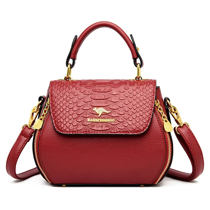 2024 Fashion Trend New Women's Handbag Luxury Women's Designer Messenger Bag Popular Crocodile Pattern Girl Wallet Shoulder Bags
