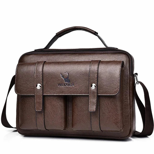 2024 Men's designer New Hands Shoulder husband high capacity Casual Crossbody leatherette Messenger Bag Men bag