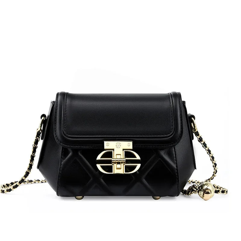 2024 New Crossbody Bags Women’s Bag Genuine Leather Chain Bag Shoulder Bag Purses and Handbags Luxury Designer Handbag