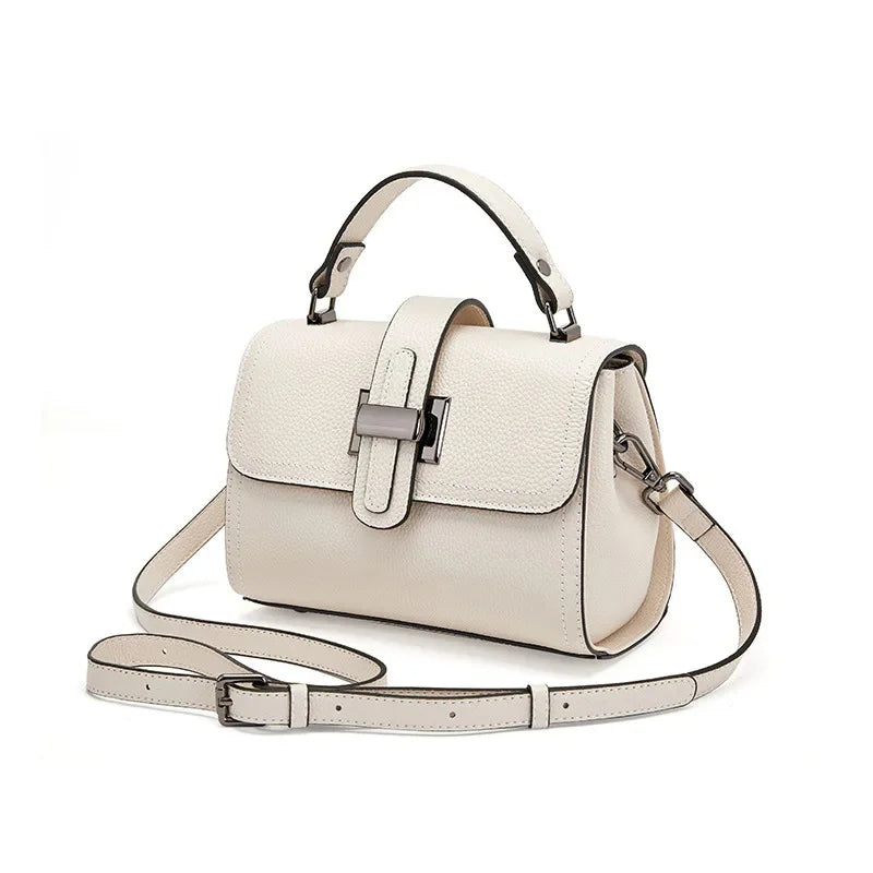 2024 New Fashion Tide Mom Summer Crossbody Leather Female Bag Everything One Shoulder Portable Small Square