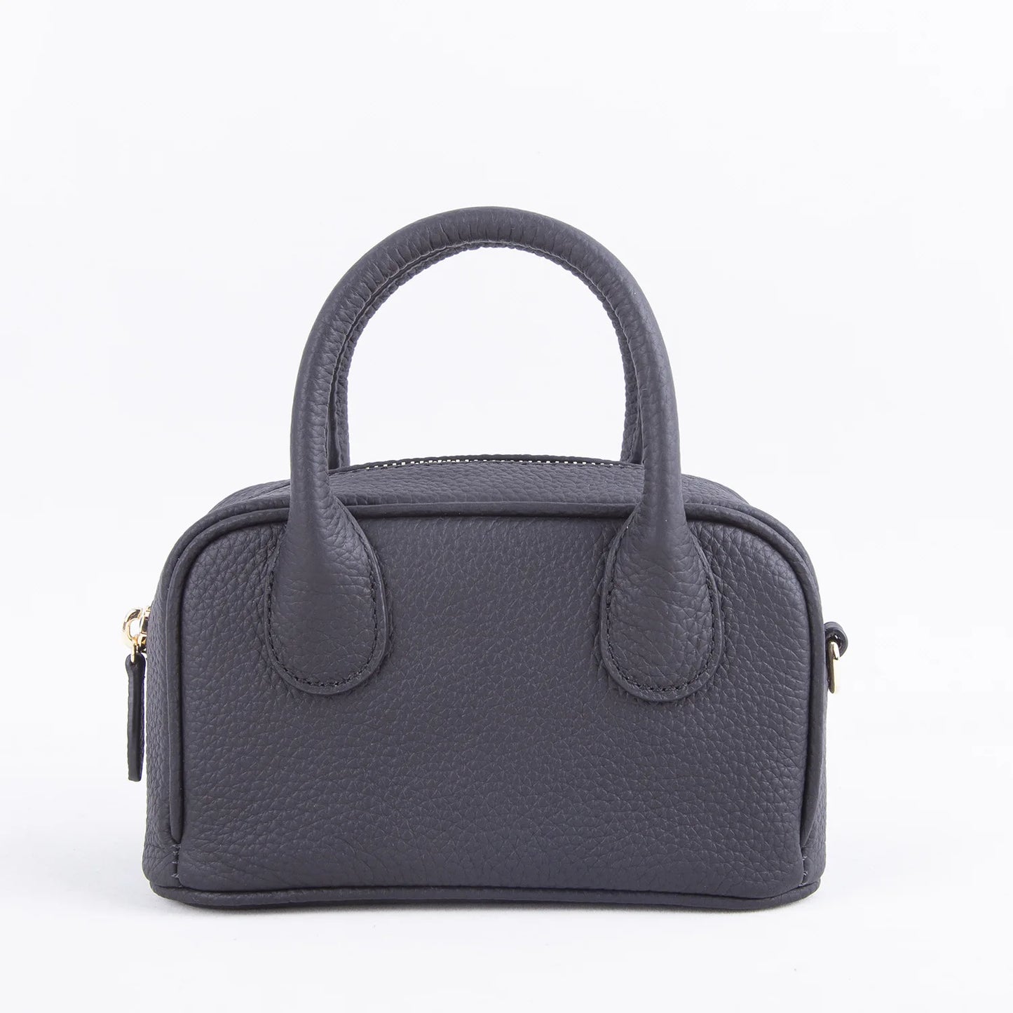 2024 New Mini Handbags Women All-match Minority Cowhide Lichee Pattern Zippers Shoulder Bags Female Commuter Elegant Purses